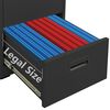 vidaXL Filing Cabinet Anthracite 46x62x72.5 cm Steel