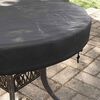 vidaXL Outdoor Table Cover Black 62 x 62 x 10 cm 600D Oxford Fbric