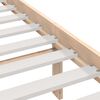 vidaXL Bed Frame without Mattress Solid Wood Pine 140x190 cm