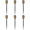 vidaXL Outdoor Solar Lights with Ground Spike 6 pcs Warm White 47.5 cm
