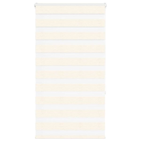 vidaXL Zebra Blind Marble Beige 90x150 cm Fabric Width 85.9 cm Polyester