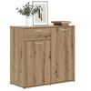vidaXL Sideboard Artisan Oak 80x36x75 cm Engineered Wood