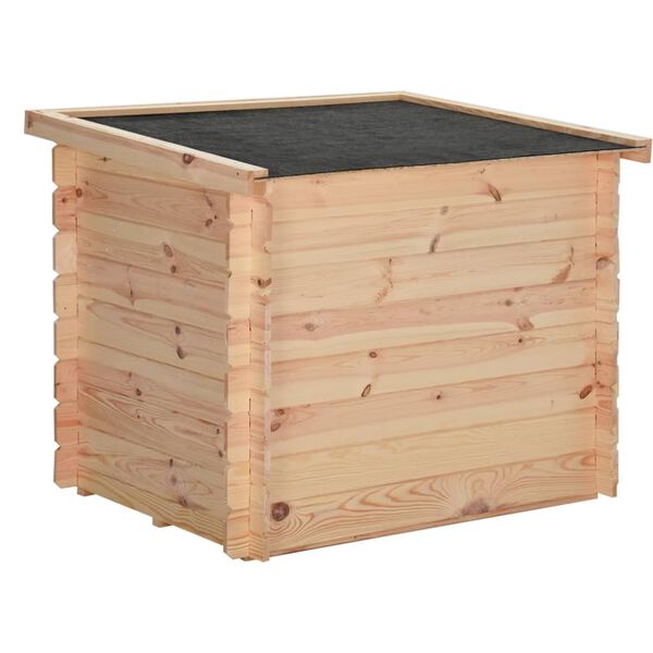 vidaXL Dog House 102.5x88x84 cm Solid Pine Wood 14 mm