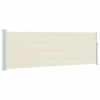 vidaXL Patio Retractable Side Awning 100x314 cm Cream