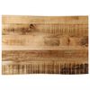 vidaXL Table Top Live Edge 60x40x3,8 cm Solid Wood Rough Mango