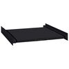 vidaXL Washing Machine Intermediate Shelf Black 60 x 60 x 8 cm Steel