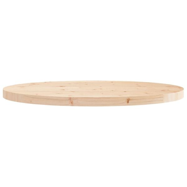 vidaXL Table Top Round &Oslash;90x3 cm Solid Wood Pine