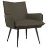 vidaXL Armchair Grey Faux Leather