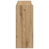 vidaXL Shoe Rack Artisan Oak 80x25x62 cm Engineered Wood