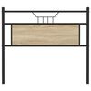 vidaXL Replace Headboard Sonoma Oak 107 cm Engineered Wood and Steel