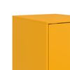 vidaXL Sideboard Mustard Yellow 34.5x39x107 cm Steel