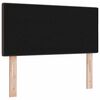 vidaXL Headboard with Headboard Dark Brown 90 cm Faux Leather