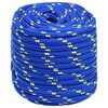 vidaXL Boat Rope Blue 16 mm 100 m Polypropylene