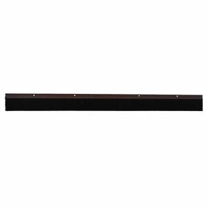 vidaXL Screw-on Door Brush Seals 2 pcs Brown 100 cm Aluminium Alloy