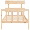 vidaXL Bed Frame without Mattress Single Solid Wood Pine