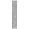 vidaXL Book Cabinet/Room Divider Concrete Grey 40x30x166 cm