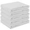 vidaXL Table Cloth 5 pcs Square White 90 x 90 cm Polyester
