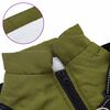 vidaXL Dog Coat with Harness Army Green 2XL Fleece and Polyester