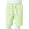 Kids' Shorts with Drawstring Neon Yellow 140