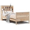 vidaXL Bookcase Bed without Mattress 90x200 cm Solid Wood Pine