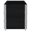 vidaXL Garden Planter Black 150x50 cm Solid Wood Pine