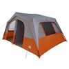 vidaXL Family Tent Grey and Orange 533 x 312 x 230 cm