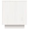 vidaXL TV Cabinet White 80x35x40.5 cm Solid Wood Pine