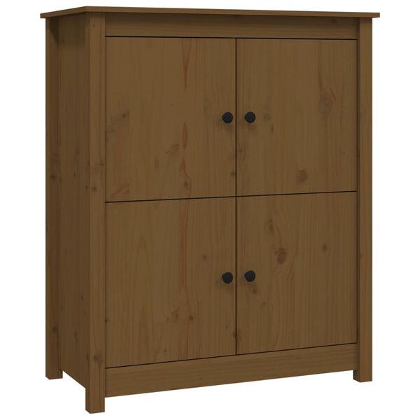 vidaXL Sideboard Honey Brown 83x41.5x100 cm Solid Wood Pine