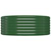 vidaXL Garden Raised Bed Galvanised Steel 396x100x36 cm Green