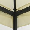 vidaXL Gazebo with Nets 300x300x265 cm Cream