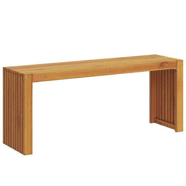 vidaXL Garden Bench Brown 110 x 30 x 45 cm Solid teak wood