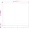 vidaXL Automatic Retractable Awning Brown 300x250 cm