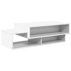 vidaXL Coffee Table White 105 x 50 x 32.5 cm Engineered Wood