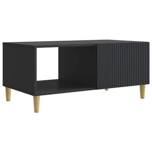 vidaXL Coffee Table Black 90 x 50 x 40 cm Engineered Wood