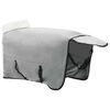 vidaXL Horse Blanket Full Light Grey and Pink 135 cm Polar fleece