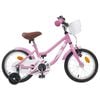 vidaXL Kids Bike 16 Inches for 4-6 Years Old Light Pink