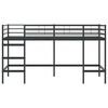 vidaXL Kids'Loft Bed Frame Black 90 x 200 cm