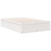 vidaXL Bookcase Bed without Mattress White 120x190cm Solid Wood Pine