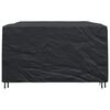 vidaXL Furniture Cover Plain Black 280 x 204 x 106 cm 600D