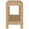 vidaXL Bathroom Side Table 60x30x45 cm Solid Wood Teak
