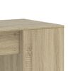 vidaXL Desk Sonoma Oak 102x50x75 cm Engineered Wood