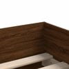 vidaXL Bed Frame without Mattress Brown Oak 75x190 cm Small Single Small Single