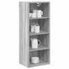 vidaXL Hanging Cabinet Grey Sonoma 40 x 29.5 x 100 cm Engineered Wood