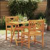 vidaXL Garden Chair 2 pcs 56 x 56 x 90 cm Solid Acacia Wood