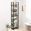 vidaXL Storage Shelf Sonoma Oak 60x30x210 cm Engineered Wood