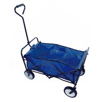 Practo Garden Foldable Handcart Blue and Black