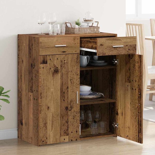 vidaXL Storage Cabinet Old wood 80 x 42.5 x 93.5 cm Engineered wood
