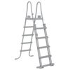 Bestway Pool Ladder | Grey | Steel and tough plastic | 132 cm height