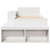 vidaXL Bed Frame without Mattress White 80x200 cm Solid Wood Pine