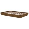 vidaXL Bed Frame without Mattress Honey Brown Solid Wood Small Double
